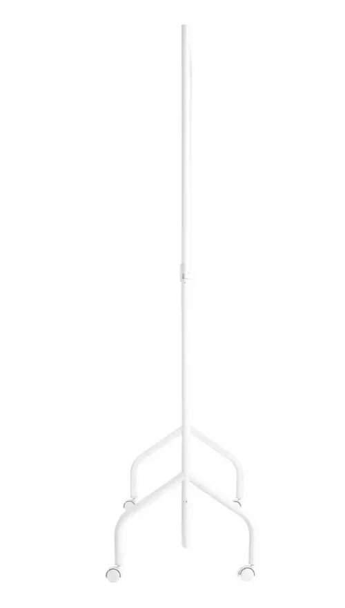 Home Heavy Duty Single 4 Feet Clothes Rail White | Garment Hanging Rail Clothes