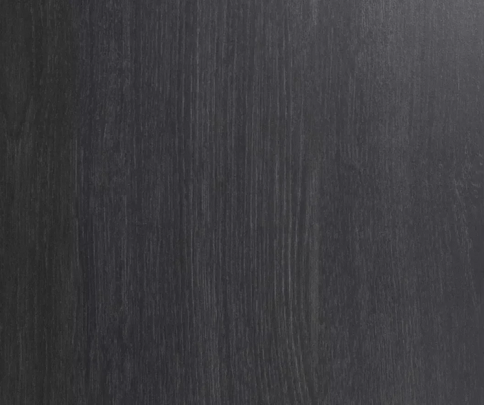 Home Jenson 2 Drawer Bedside Table Black Oak Effect | Bedroom Storage Nightstand