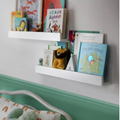 Home Kids Set of 2 Bookshelves White | Children's Bedroom Storage Shelving Furni