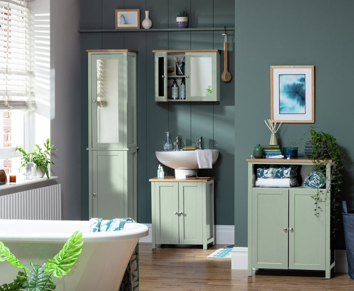 Home Livingston Double Unit - Sage Green