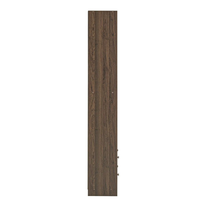 Home Maine 2 Drawer Bookcase - Walnut | Neat Accessory Storage