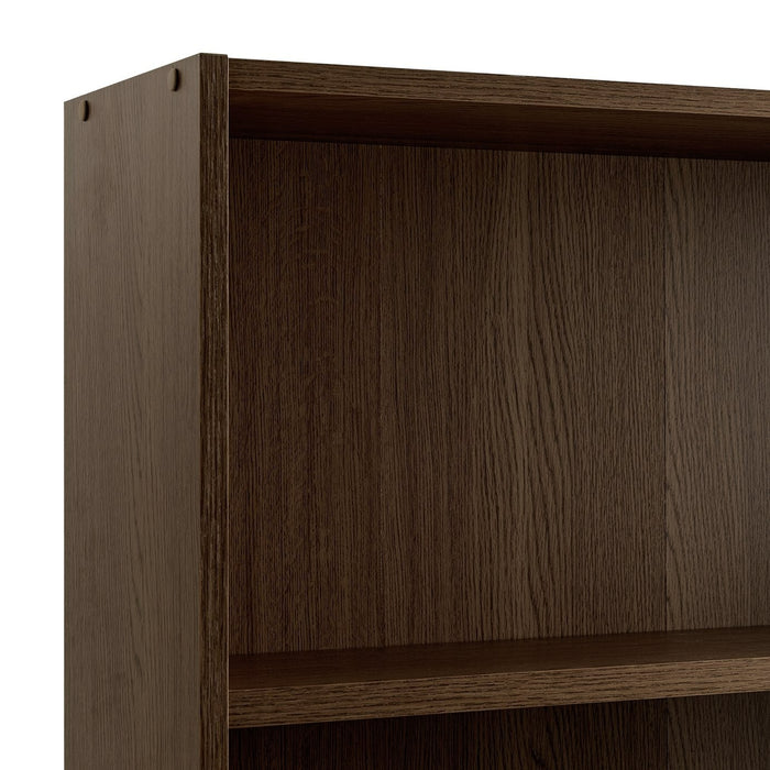 Home Maine 2 Drawer Bookcase - Walnut | Neat Accessory Storage