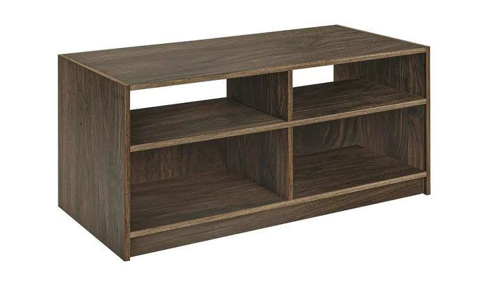 Home Maine TV Unit Walnut | Modern Living Room TV Stand Cabinet Furniture