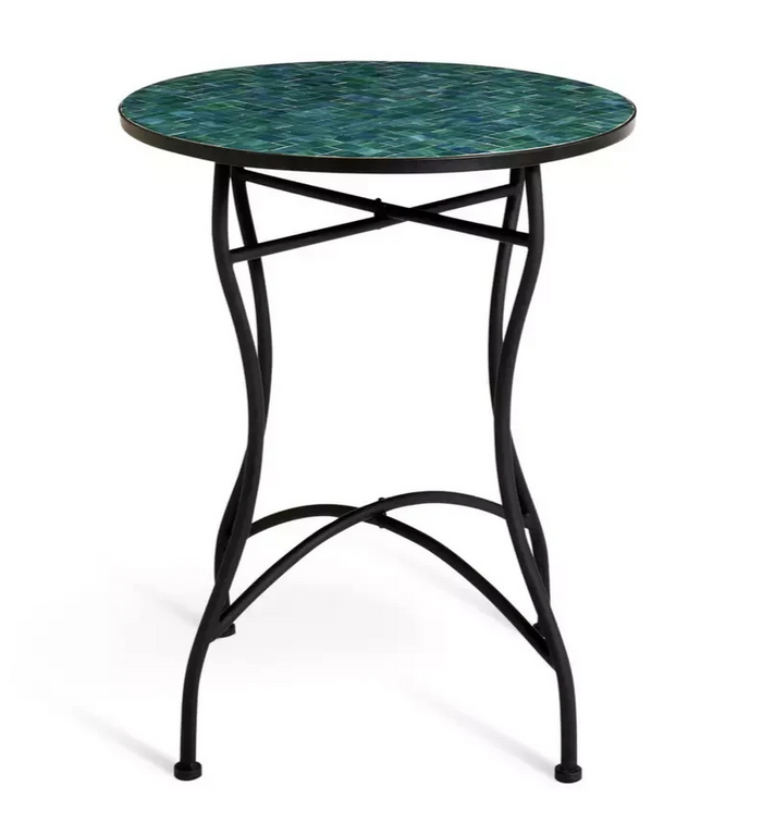 Home Mosaic 2 Seater Metal Garden Bistro Set | Outdoor Patio Furniture Set