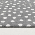 Home Multi Spot Grey & White Cut Pile Rug - 230x160cm