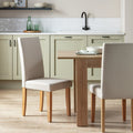 Home Pair of Midback Dining Chairs - Cream | Stylish Dining Accent