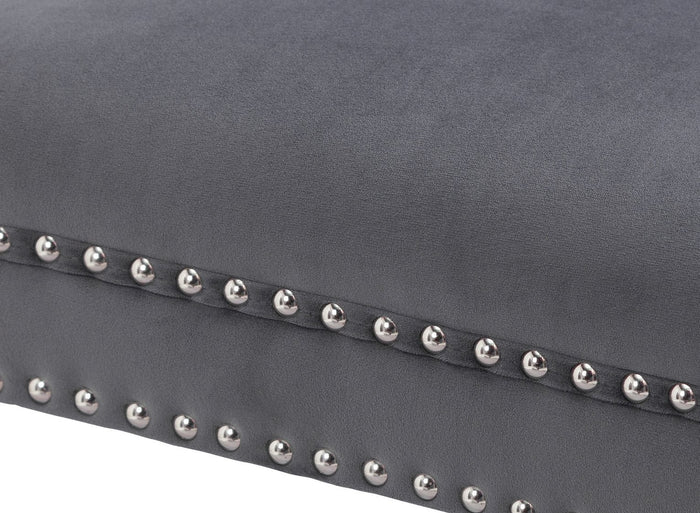 Home Princess Velvet Dining Chair - Charcoal | Comfort Stylish Seating Interior