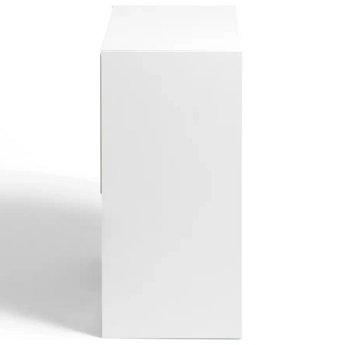 Home Squares 4 Cube Storage Unit - White | Modular Organizer Shelf Living Bed