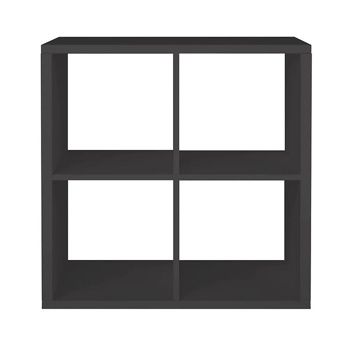 Home Squares 4 Cube Storage Unit Dark Grey | Cube Shelving Storage Furniture