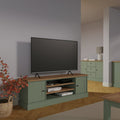 Home Winchester 2 Door TV Unit - Reed Green (B Grade)