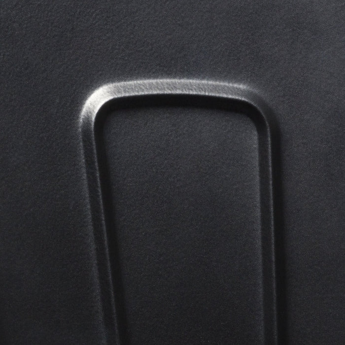 Industrial Pair of Metal Dining Chairs-Matt Black | Industrial dining chairs