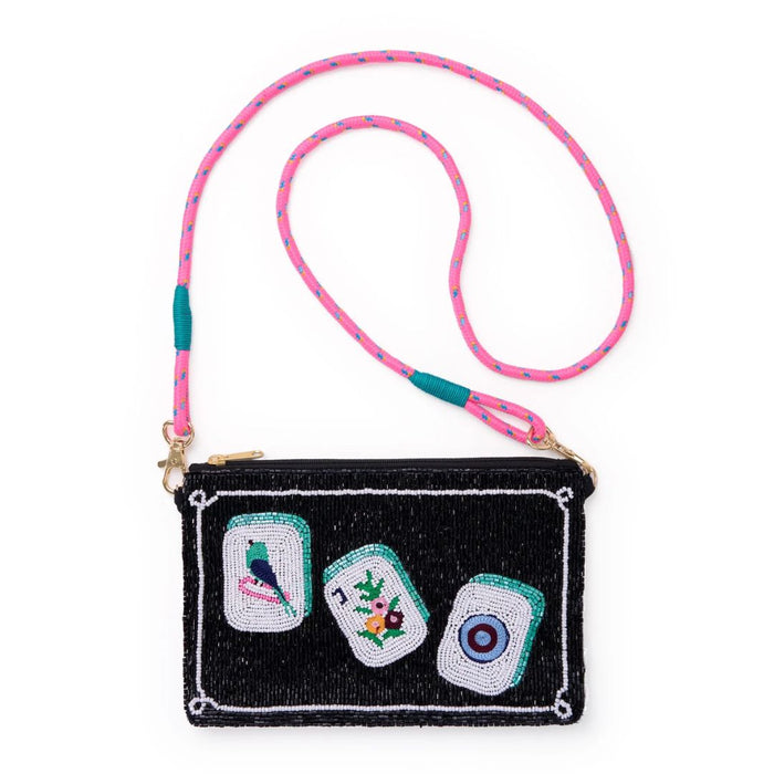 Ink & Alloy Leila Bead Clutch