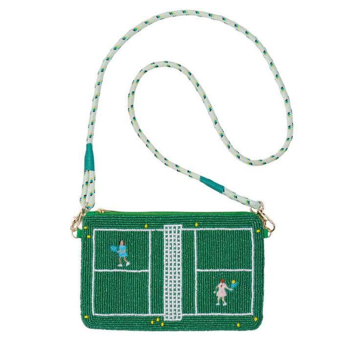 Ink & Alloy Leila Bead Clutch