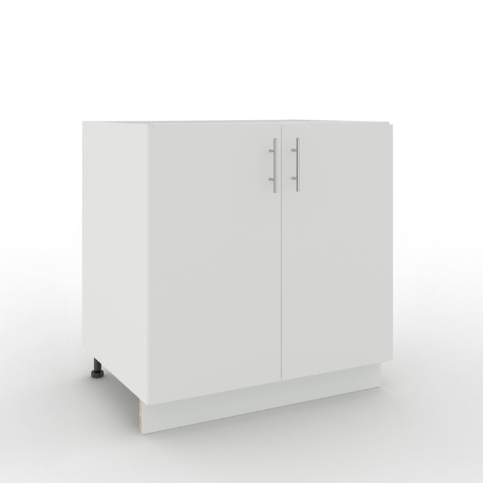 JD Greta Adjustable Legs Kitchen Sink Unit 800mm - White Matt A-
