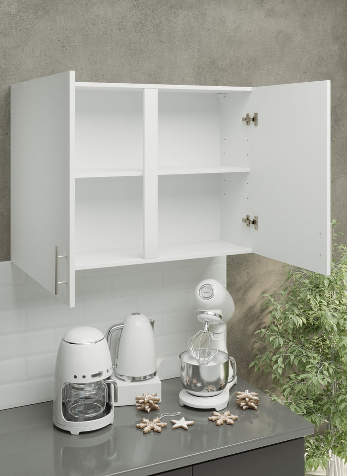 JD Greta Kitchen Wall Unit 1000mm Kitchen Cabinet - White Matt (A-)
