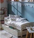 Jesse Toddler Bed With Drawer - White | Children's Bedroom Furniture