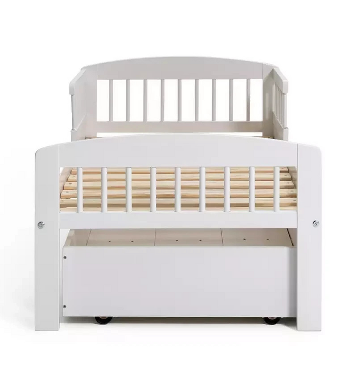 Jesse Toddler Bed With Drawer - White | Children's Bedroom Furniture