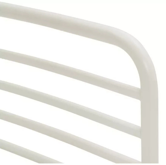 Jubilee Double Metal Bed Frame - Off White | Cream Metal Bed Frame Classic Style