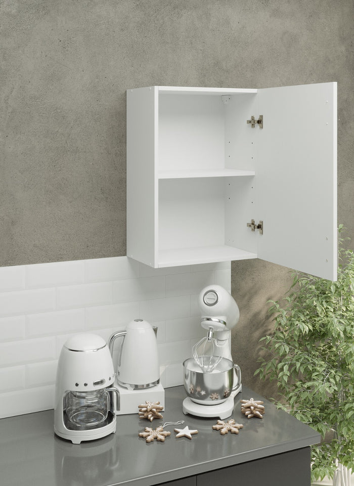 Küchen Hängeschrank 50cm Weiß Matt – Oberschrank Küche Wandmontage Schrank