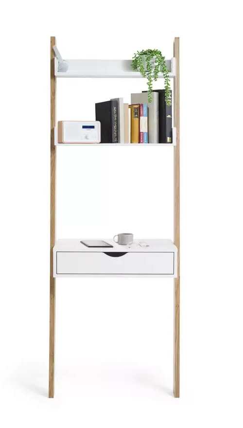 Ladder Office Desk - White ( B Grade )