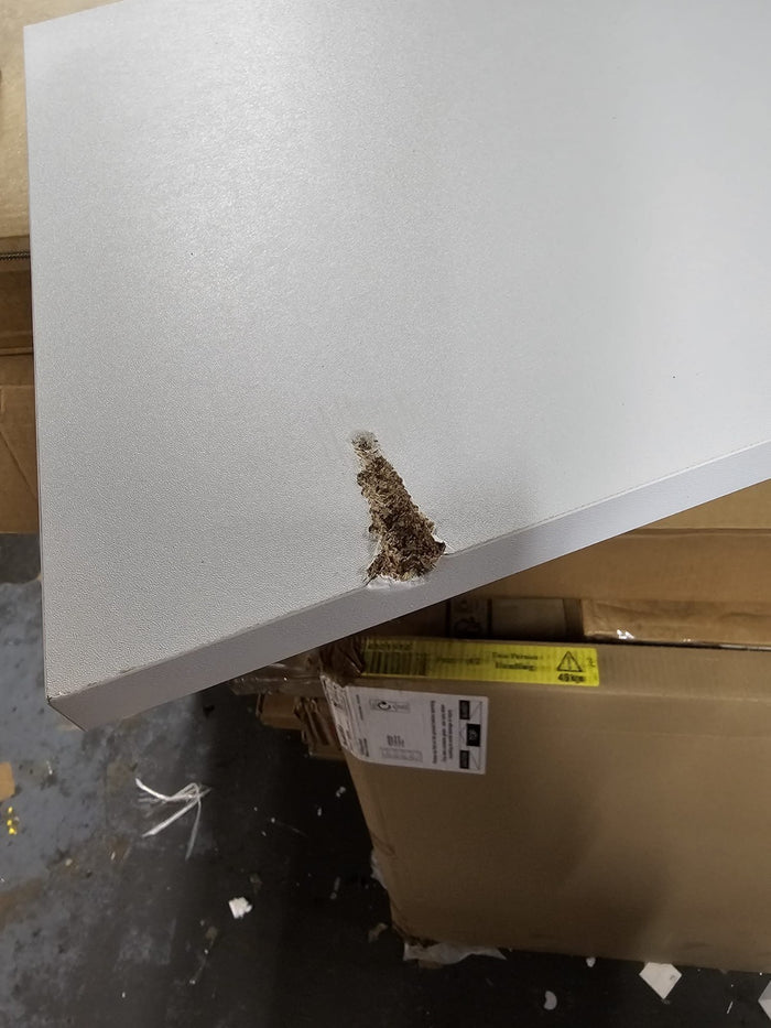 Ladder Office Desk - White ( B Grade )