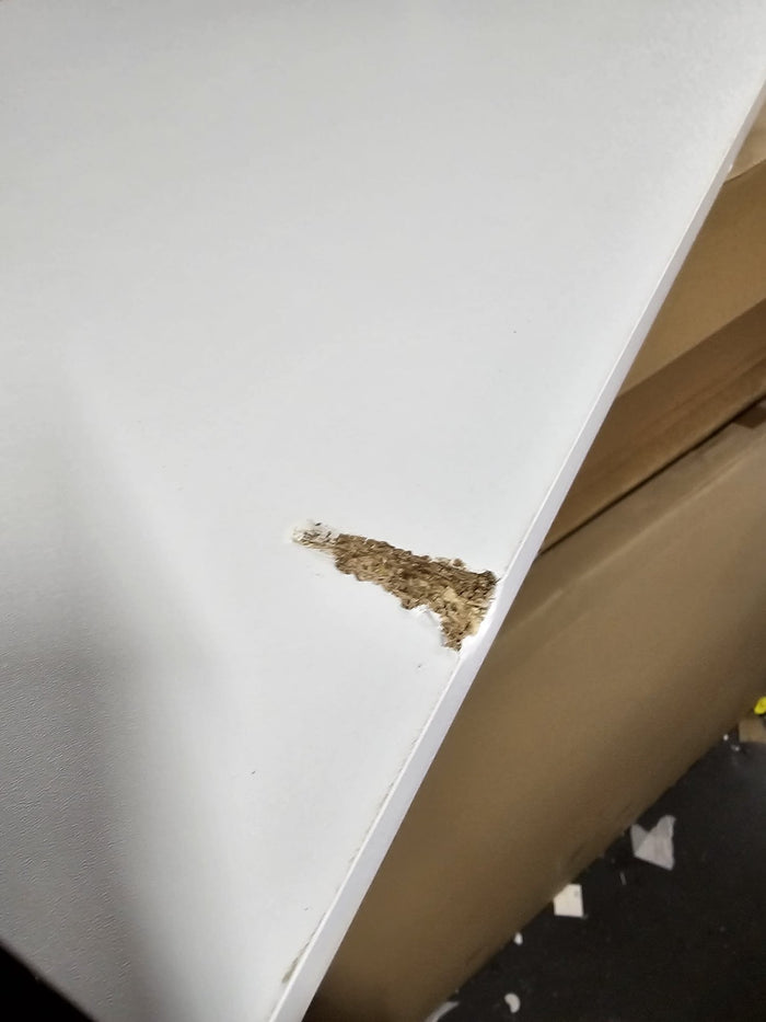 Ladder Office Desk - White ( B Grade )