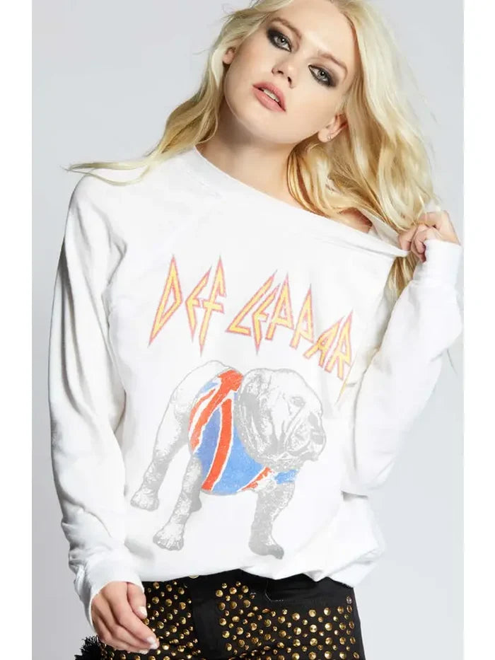 LEPPARD BULLDOG SWEATSHIRT