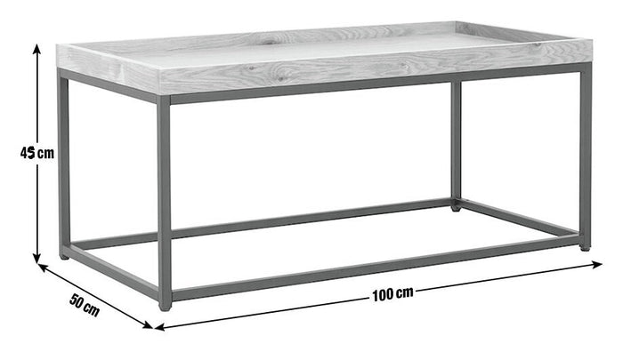 Loft Living Coffee Table - Oak Veneer