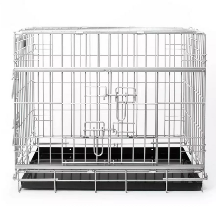 Lords & Labradors Heavy Duty Sliding Door Crate Extra Large | Pet Cage Kennel