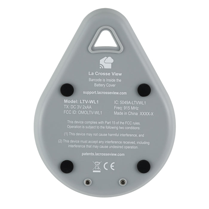 LTV-WL1-2 Water Leak and Temperature Sensor - 2 pack