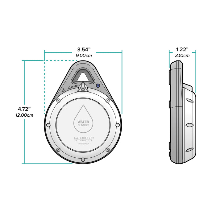 LTV-WL1-2 Water Leak and Temperature Sensor - 2 pack