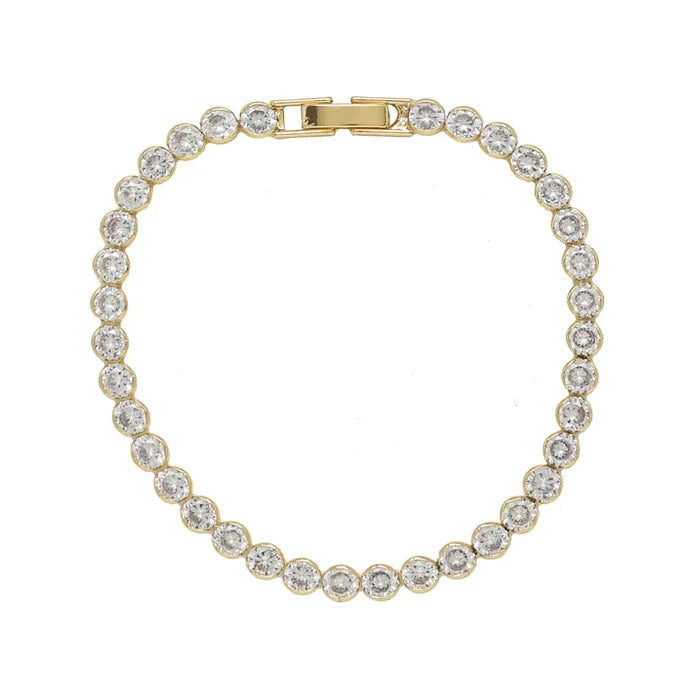 LUXE 18K PLATED TENNIS BRACELET