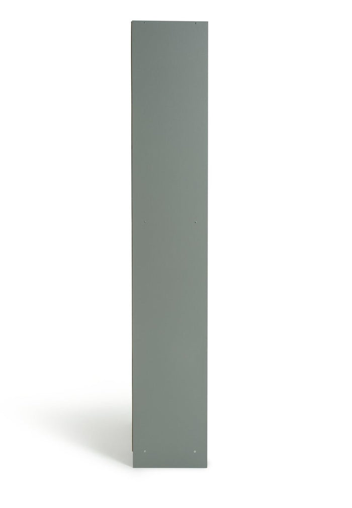 Maine Narrow 6 Shelf Bookcase - Shelving Storage Unit Display Cabinet - Grey