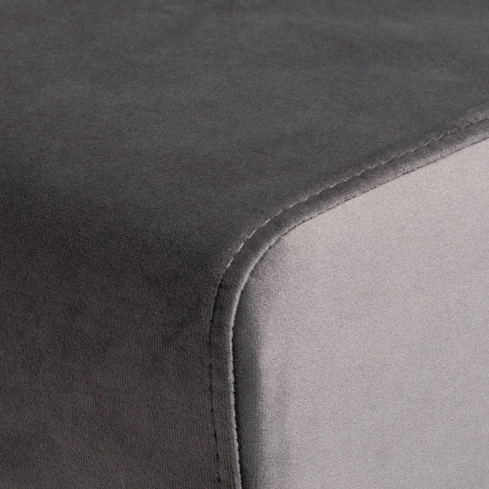 Midback Pair of Velvet Dining Chair - Grey | Soft Upholstered Comfort
