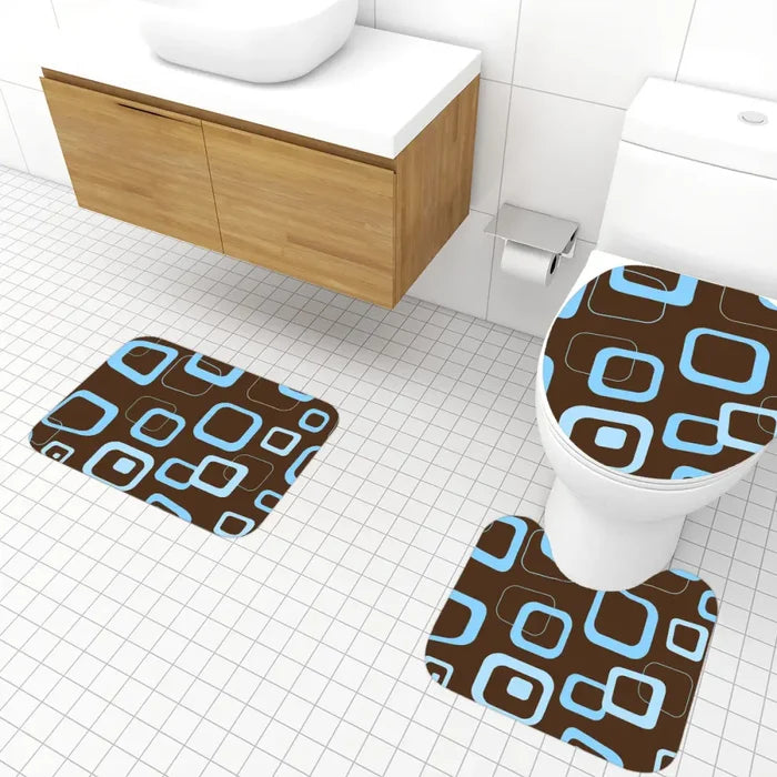 Midcentury 60s Modern Oven Mitts – Heat Resistant Silicone Pair - retro kitchen