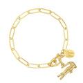Mini Alligator Paperclip Bracelet