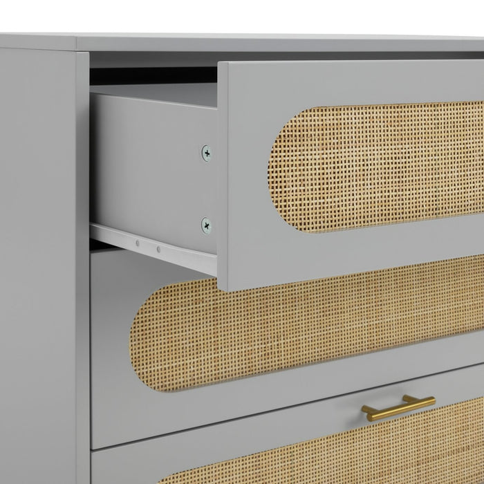 Monica 3 Drawer Chest - Grey