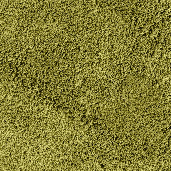 Noodle Plain Olive Shaggy Rug - 230x160cm