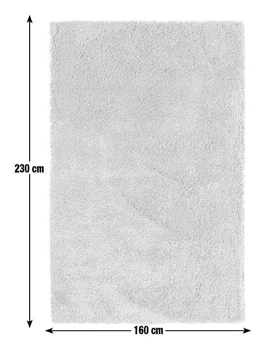 Noodle Plain Olive Shaggy Rug - 230x160cm