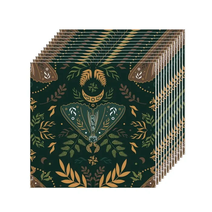 Nordic Self-Adhesive Wall Panel Kit – Waterproof Folkloric Tiles - Wall Coverings
