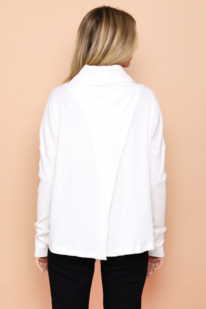OPEN BACK SWEATER