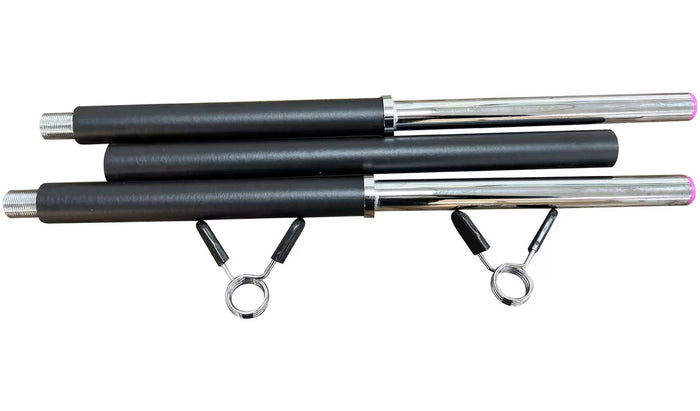 Opti Vinyl Barbell Set 20kg | Strength Training Weights Home Gym Equipment