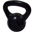 Pro Fitness Cast Iron 24kg Kettlebell Black | Home Gym Weight Training Equipment