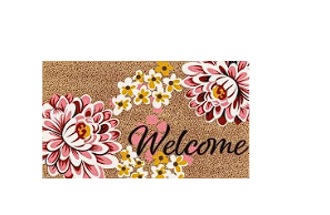 PVC NATURAL PRINTED MAT 24"X36"
