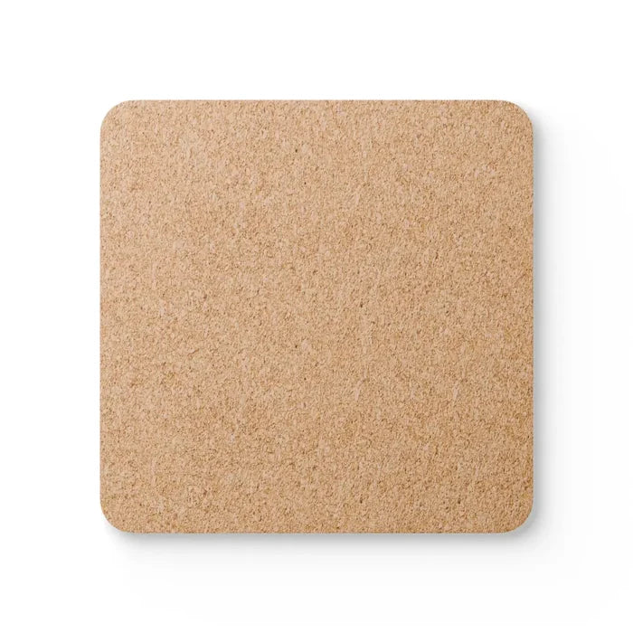 Retro 60s Cork Coaster Coaster Set | Midcentury Drinkware Accessory - Home Decor