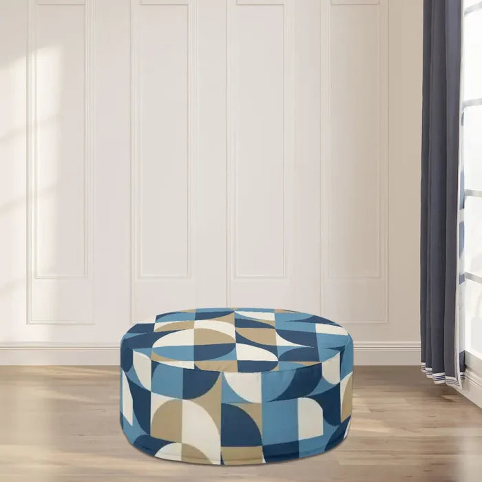 Retro 60s Inflatable Midcentury Modern Ottoman Footstool Seat - pouf
