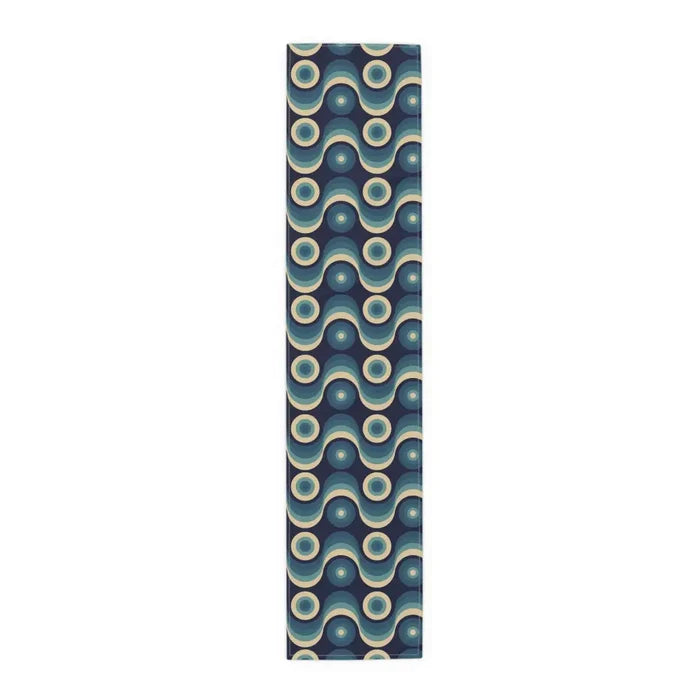 Retro 60s Table Runner in 2 Sizes - Midcentury Modern Home Decor - 16’’ × 72’’ / Polyester - retro ads