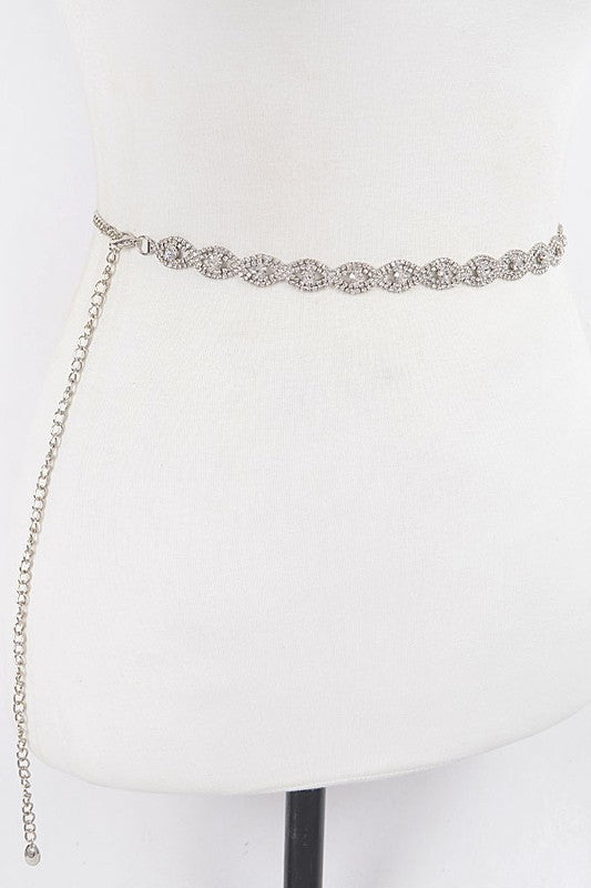 RHINESTONE FASHION BELT