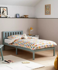 Ronnie Single Bed Frame - Duck Egg Blue (B Grade)