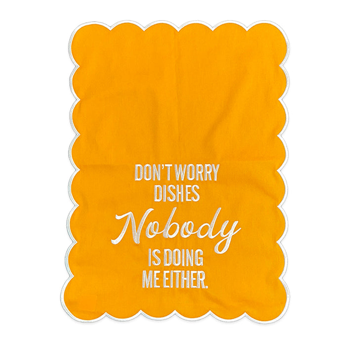 Scalloped Dish Towel